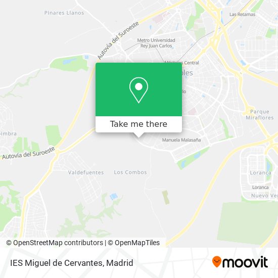 IES Miguel de Cervantes map