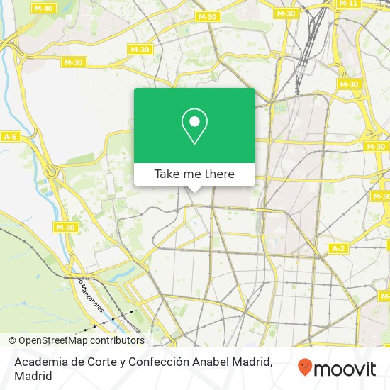 Academia de Corte y Confección Anabel Madrid map