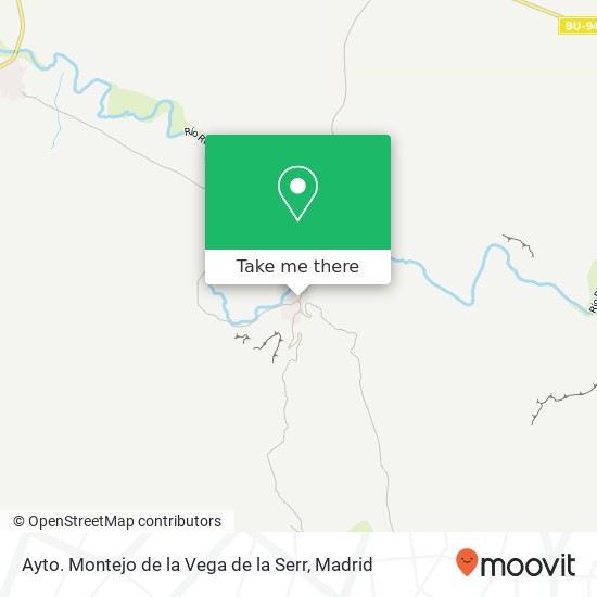 mapa Ayto. Montejo de la Vega de la Serr