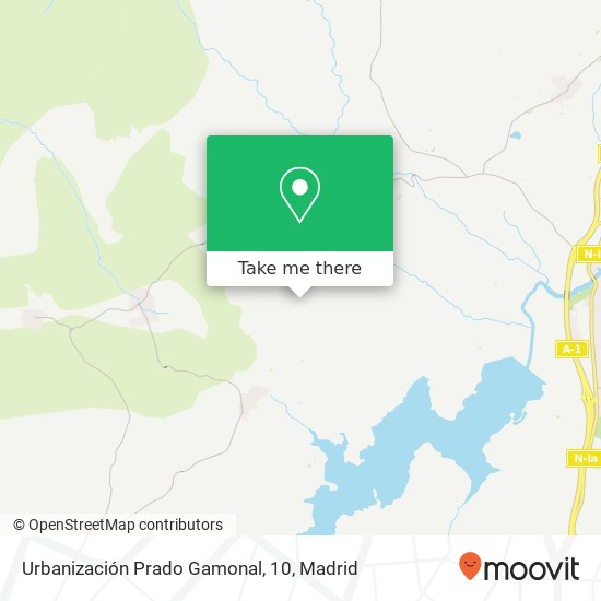 Urbanización Prado Gamonal, 10 map