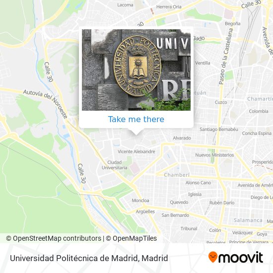 Universidad Politécnica de Madrid map