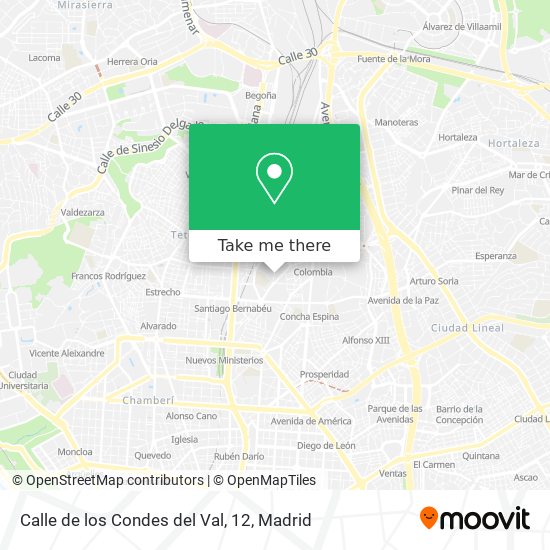 Calle de los Condes del Val, 12 map