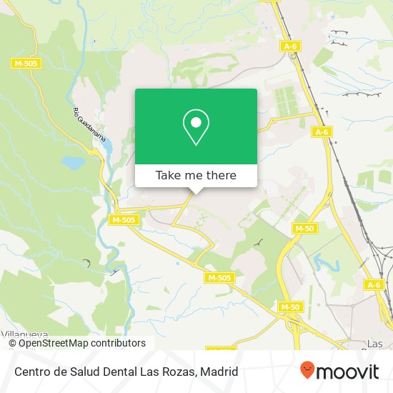 Centro de Salud Dental Las Rozas map