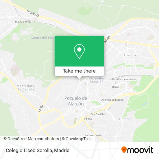 Colegio Liceo Sorolla map