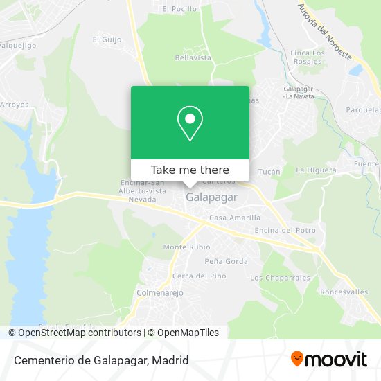 mapa Cementerio de Galapagar