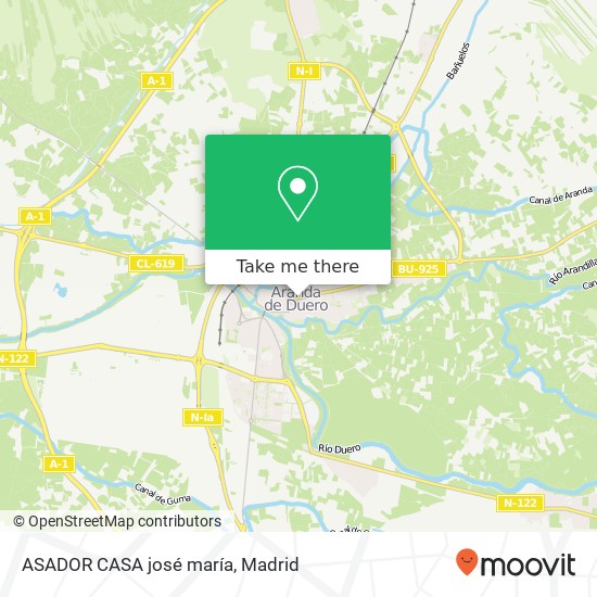 ASADOR CASA josé maría map