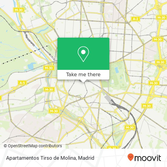 Apartamentos Tirso de Molina map