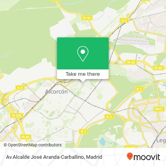 mapa Av.Alcalde José Aranda-Carballino