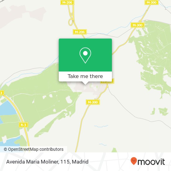 Avenida Maria Moliner, 115 map