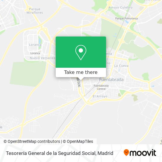 Tesorería General de la Seguridad Social map