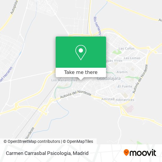 Carmen Carrasbal Psicologia map