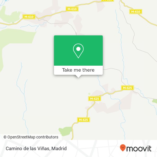 mapa Camino de las Viñas