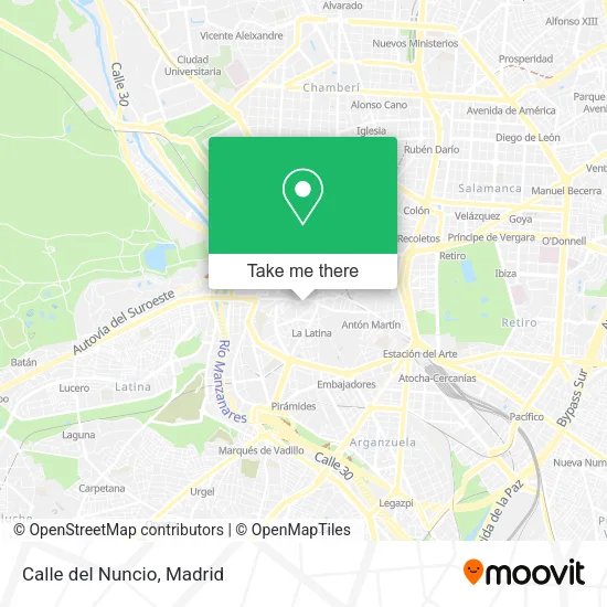 Calle del Nuncio map