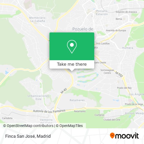 Finca San José map