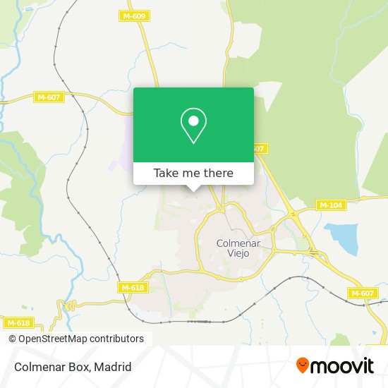 mapa Colmenar Box