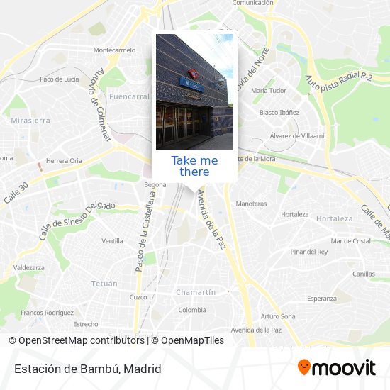 mapa Estación de Bambú