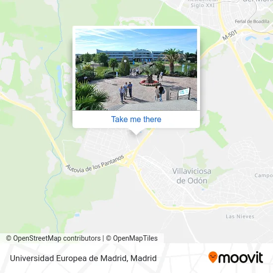 Universidad Europea de Madrid map