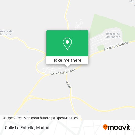 mapa Calle La Estrella