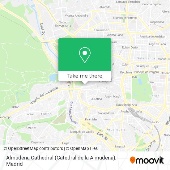 mapa Almudena Cathedral (Catedral de la Almudena)