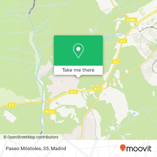 Paseo Móstoles, 35 map