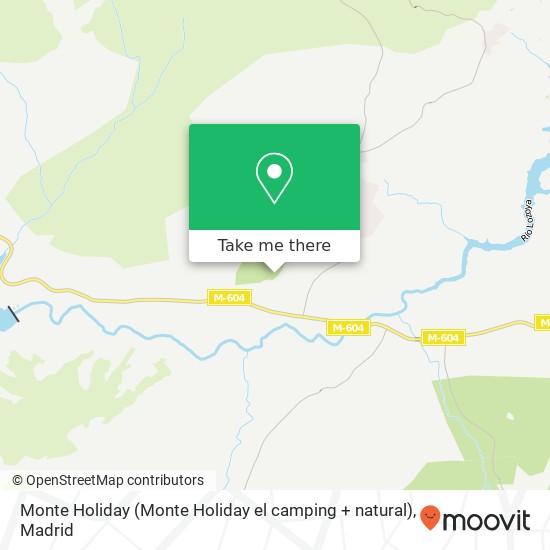 mapa Monte Holiday (Monte Holiday el camping + natural)