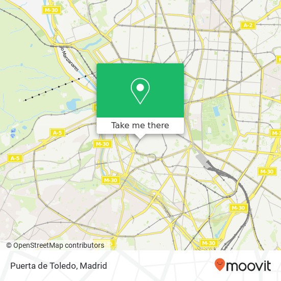 Puerta de Toledo map