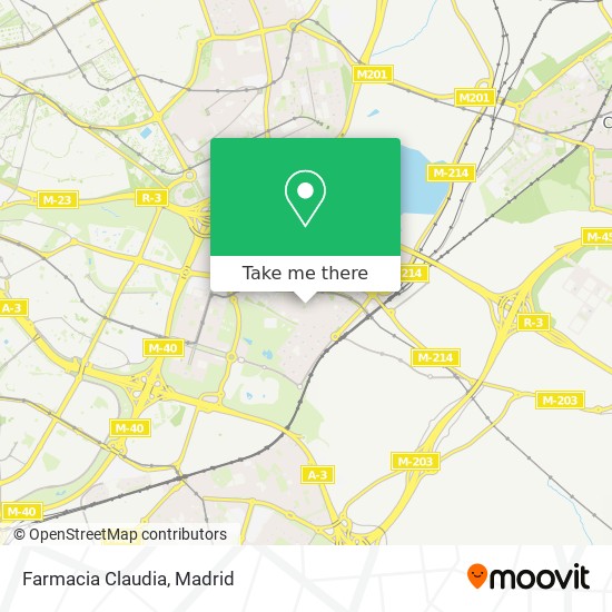 mapa Farmacia Claudia