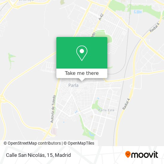 mapa Calle San Nicolás, 15
