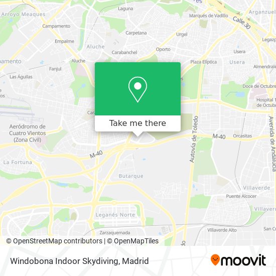 Windobona Indoor Skydiving map