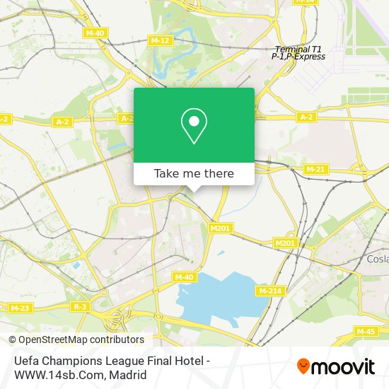 Uefa Champions League Final Hotel - WWW.14sb.Com map