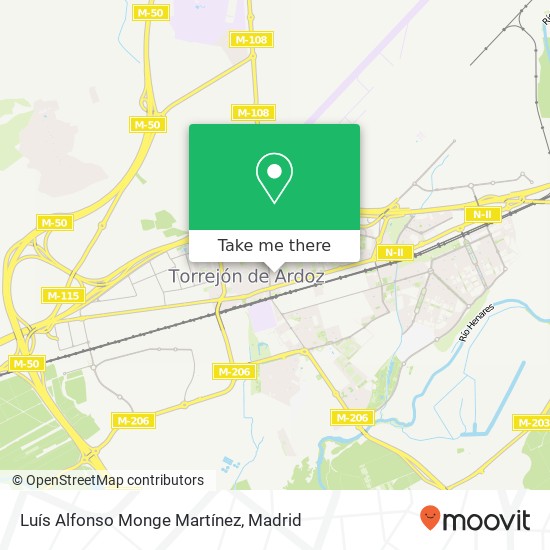 mapa Luís Alfonso Monge Martínez