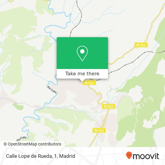 mapa Calle Lope de Rueda, 1