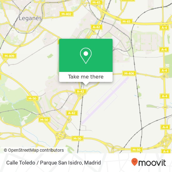 Calle Toledo / Parque San Isidro map