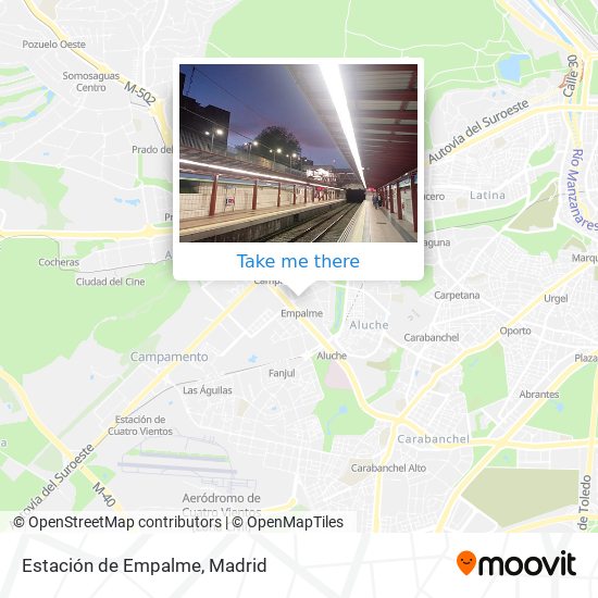 mapa Estación de Empalme