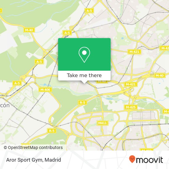 Aror Sport Gym map