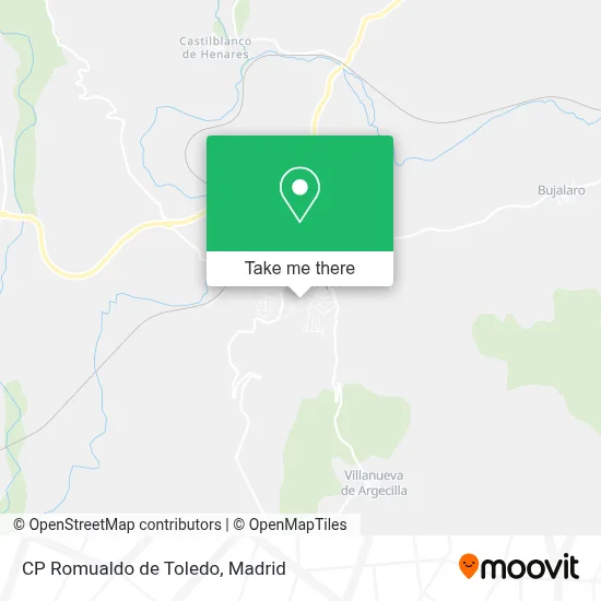 CP Romualdo de Toledo map