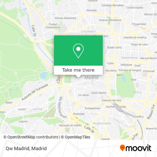 Qw Madrid map