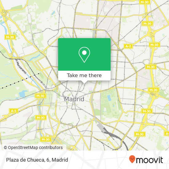 mapa Plaza de Chueca, 6
