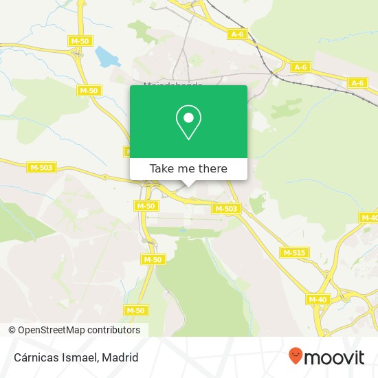 Cárnicas Ismael map