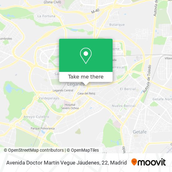 Avenida Doctor Martín Vegue Jáudenes, 22 map