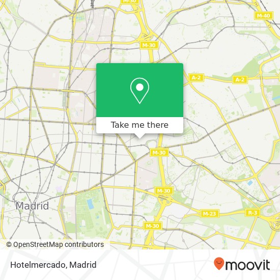 Hotelmercado map