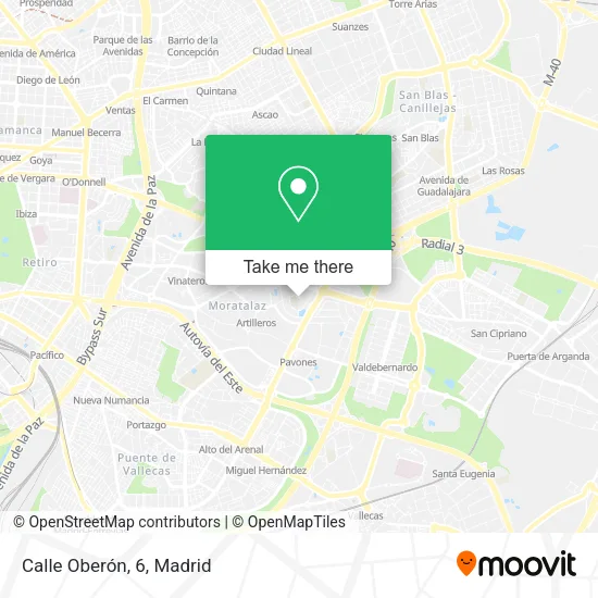 Calle Oberón, 6 map