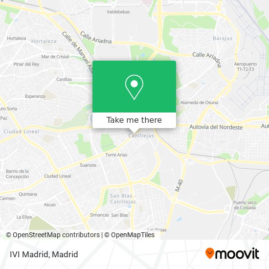 IVI Madrid map