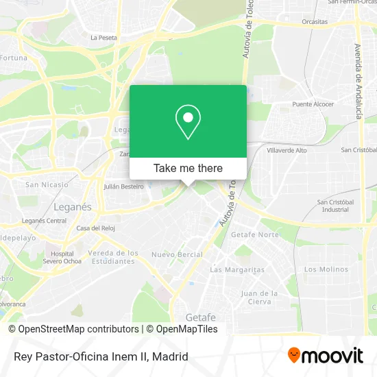 Rey Pastor-Oficina Inem II map
