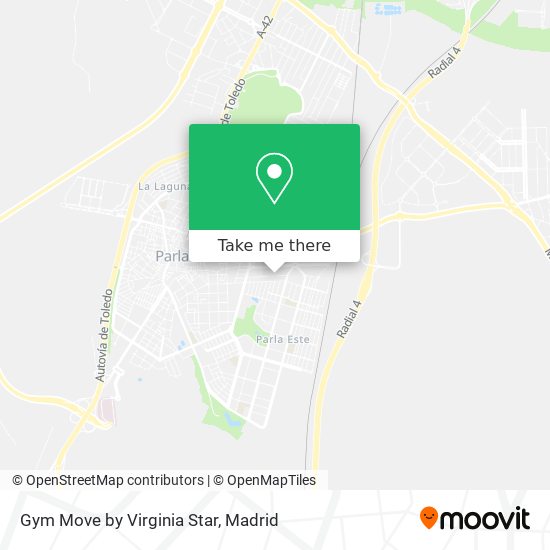 Gym Move by Virginia Star map