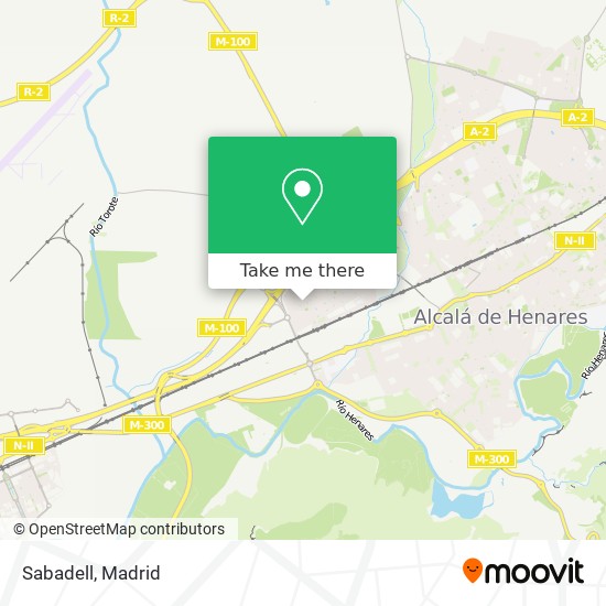 mapa Sabadell