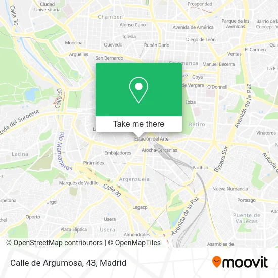 Calle de Argumosa, 43 map