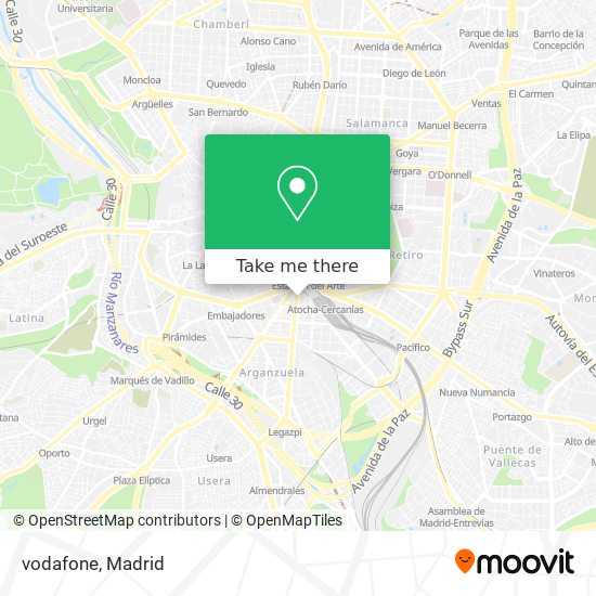 mapa vodafone