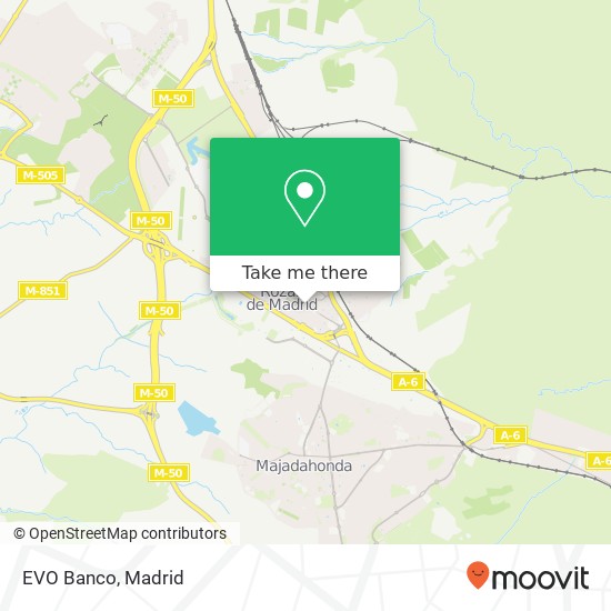 EVO Banco map