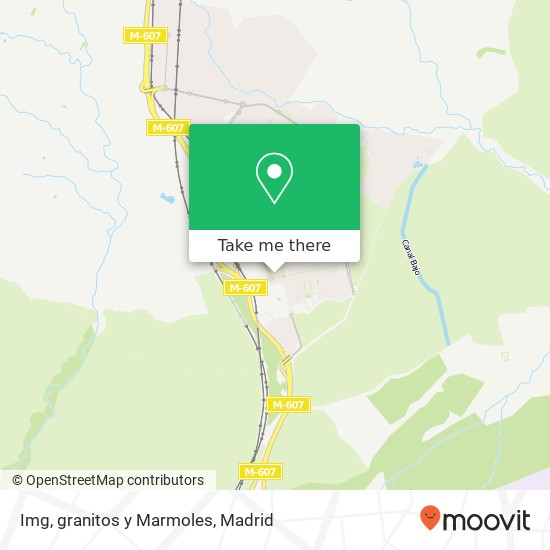 mapa Img, granitos y Marmoles